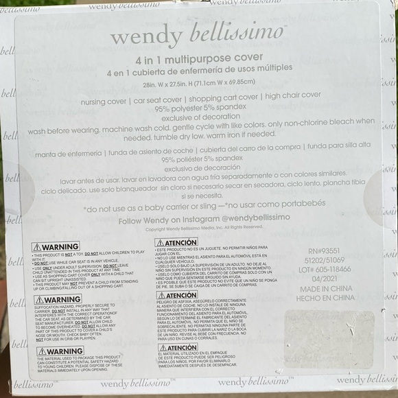 Wendy Bellissimo 4 in 1 multipurpose cover - Picture 5 of 6